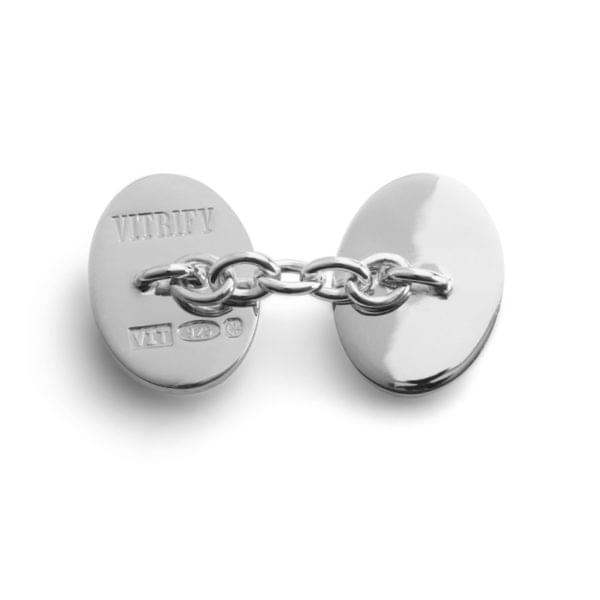 Louis Vuitton Damier 4 Square Enamel Sterling Silver Cufflinks